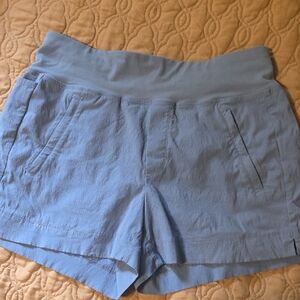 Athleta High Waist Blue Shorts